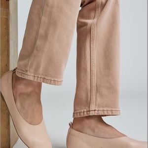 Everlane Italian Leather Day Glove Pale Pink Flats 6